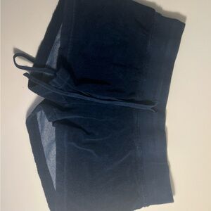 Hard Tail Blue Athletic Shorts with Drawstring Waistband
